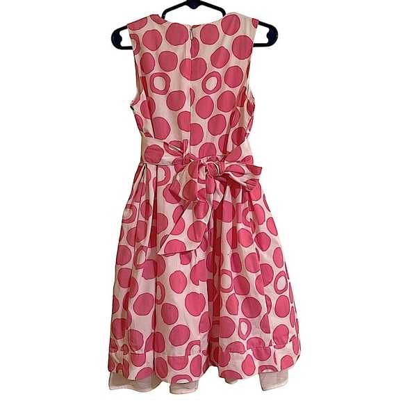 The Childrens's Place Hot Pink and White Polka Dot Dress Size 5 - Picture 2 of 12
